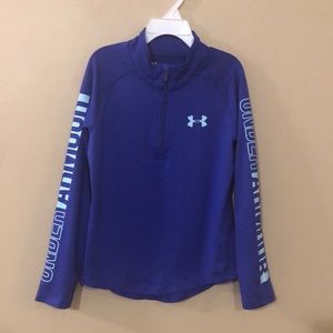 Little Girls Under Armour 1/4 zip up size 6